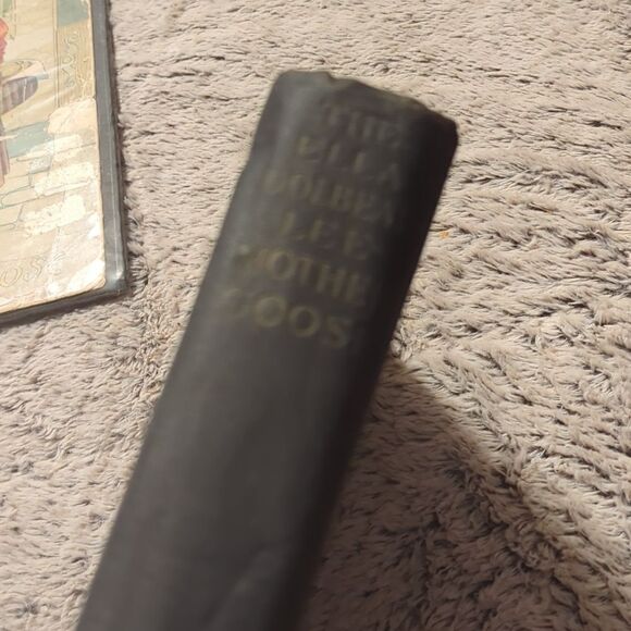 The Ella Dolbear Lee Mother Goose Book & 10" Antique Print Mother Goose - Picture 4 of 14